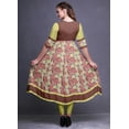 thumbnail image 4 of Bimba Kurti Indien pour Femmes Imprimé Ligne A Anarkali Kurti Robe Décontractée, 4 of 5