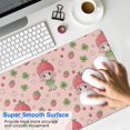 thumbnail image 4 of Long Mouse Pads for Desk,Strawberry Princess Pattern Desk Mats on Top Of Desks, Desk Mouse Pad Extra Large with 3mm Non-Slip Base and Stitched Edge for Gaming,Office,Work,Home 31.5"x11.8", 4 of 6