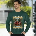 thumbnail image 3 of Christmas Sweatshirt, Team Turkey Funny Football Thanksgiving Sweatshirt, Unique Holiday Sweatshirt, Unique Autumn Gift for Men & Women, 3 of 5