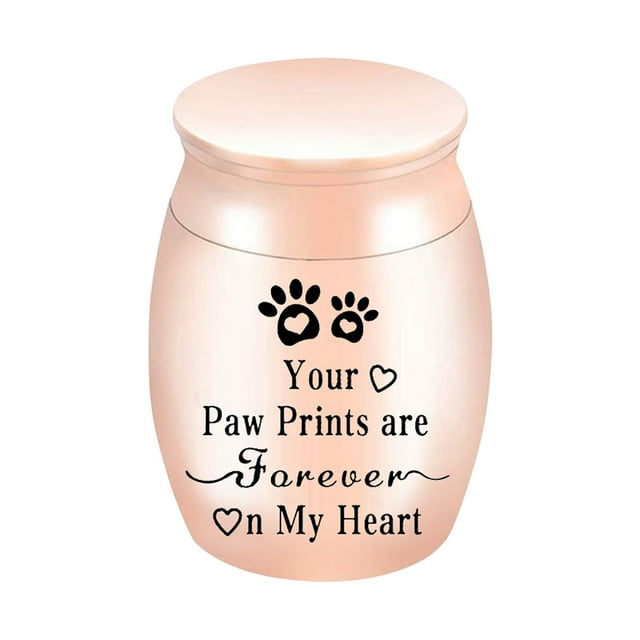 Mom's Best Urna conmemorativa para perros y gatos, para siempre, color rosa