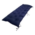 thumbnail image 2 of Dualoai Garden Bench Cushion with Ties 100x50x8cm Patio Cushion for Bench Garden Lounger Navy, 2 of 9