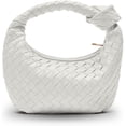 thumbnail image 1 of Sac à Main Noué Tissé pour Femmes - Faux Cuir Mode Designer Sacs Hobo pour Dames - Sac à Main Poignée Nouée Mode, 1 of 6