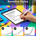 thumbnail image 4 of NIUTA Stylus Pen for iPad, Rechargeable Universal Stylus Pen for Touch Screens, Capacitive iPad Pen for iPhone & Cell Phone, Type-C Charging, Battery Display, Magnetic Design, 3 POM Tips, 4 of 8