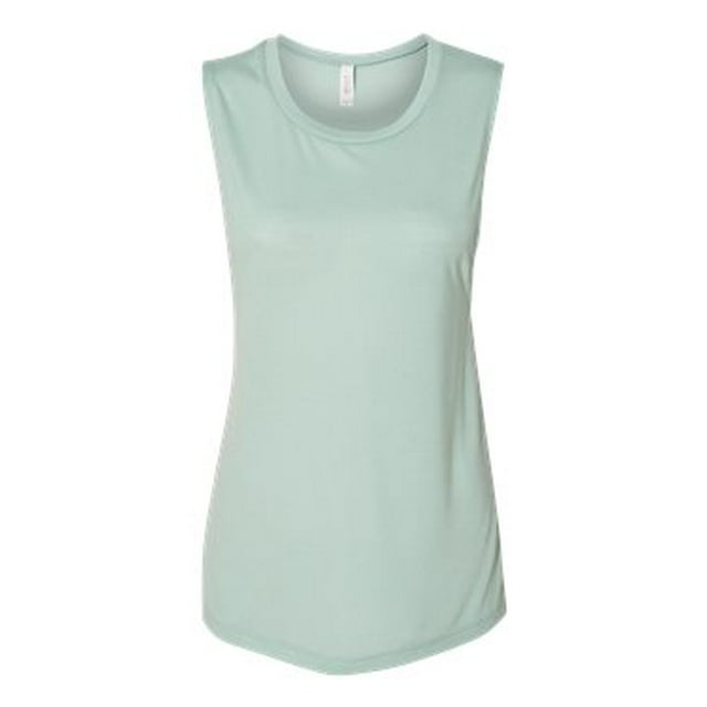 Bella Canvas Débardeur Muscle pour Femmes, S, Bleu Poussiéreux