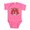 Raspberry, variant on CafePress - Magic M Initial Body Suit - Cute Infant Bodysuit Baby Romper - Size Newborn - 24 Months