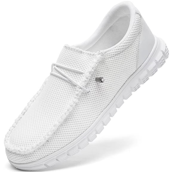 Yytlch Men's Loafers Casual Thick Soled Lightweight Walking Shoes Fashionable Slip-On Shoes