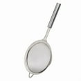thumbnail image 2 of Stainless Steel Fine Mesh Strainer Rinsing Sifting Draining Kitchen Tool 6In New, 2 of 6