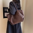 thumbnail image 7 of KALUNMA Large Women's Handbag,Zipper Closure Shopper Tote with Inner Pocket,Waterproof Shoulder Bag for Work,Office,Travel,Shopping and School, 7 of 7