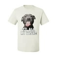 thumbnail image 2 of Wild Bobby, Pitbull to all the Haters Funny, Animal Lover, Men Graphic Tee, White, 3X-Large, 2 of 4