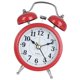 thumbnail image 1 of Bearachild Reloj despertador Retro con campana doble, reloj analógico de Metal silencioso con luz nocturna para de escritorio para el hogar, Electrónica Rojo, 1 of 6