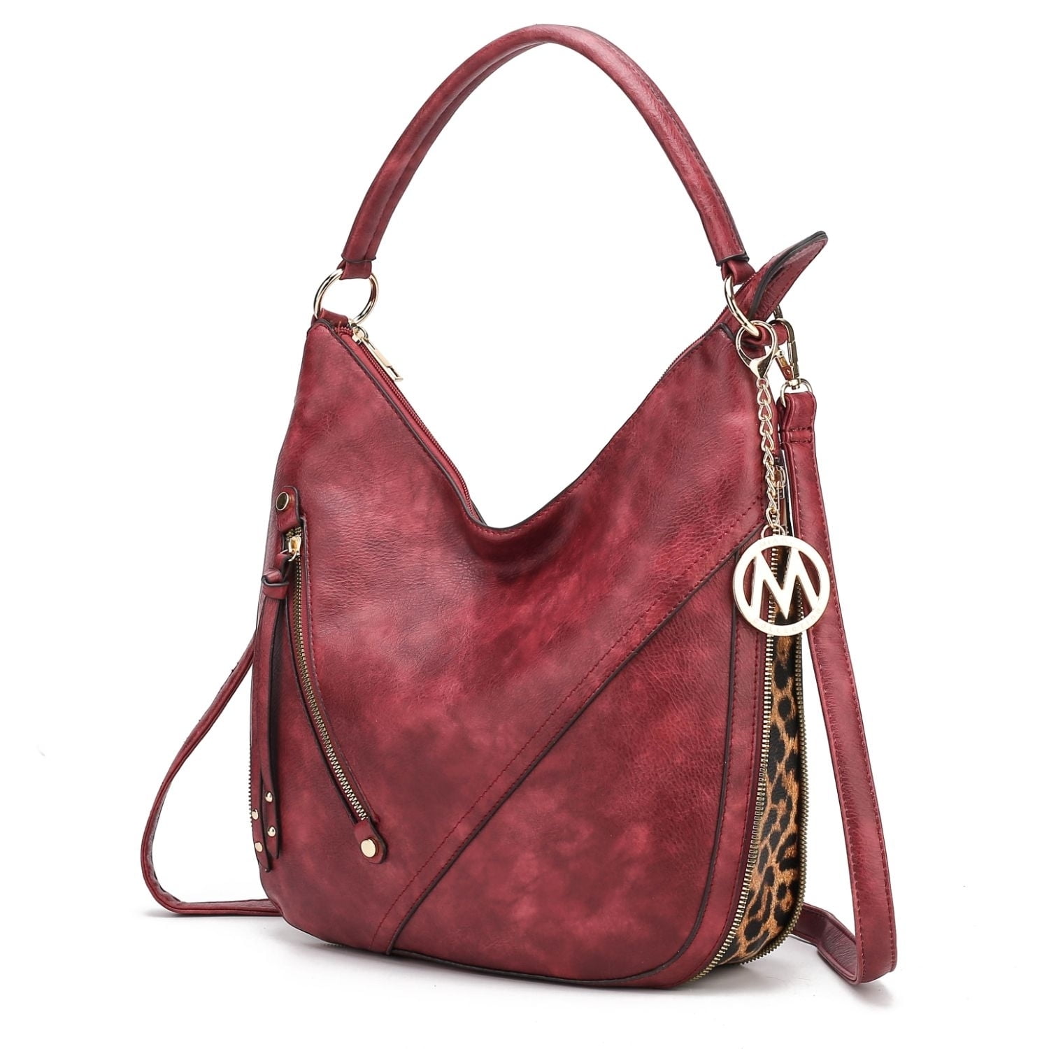 MKF Collection Women's Lisanna Hobo Handbag by Mia K. - Mustard