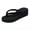 Black, variant on Modstep Womens Platform Wedge Flip Flops Trendy Dressy Summer Outdoor Slide Sandals Comfortable Indoor Walking Slippers Shoes Black 7.5