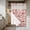 Red, variant on Abstract Spring Floral No Hook Shower Curtain Waterproof, Bathroom Curtains with Snap in Liners and See Through Top Window, Farmhouse Summer Botanical Hotel Style Bathtub Curtains Shower 72"Wx78"L