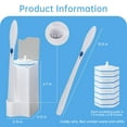 thumbnail image 6 of 2Pcs Holder for Clorox Toilet Wand, Compatible with Clorox Toilet Wand Holder Only, White, 6 of 6