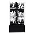 thumbnail image 4 of Tcbosik Metal Raised Garden Bed with Trellis, 70"H Planter Box for Climbing Plants, Vegetable, Flower, Garden Bed with Drainage Holes, Black, 4 of 15