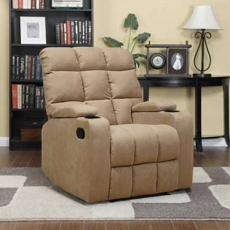 ProLounger Storage Arm Wall Hugger Microfiber Recliner, Multiple Colors