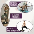 thumbnail image 4 of PRISP Large Foam Balance Pad - High-Density Stability Training Mat for Yoga, Fitness, Home Gym, Physical Therapy and Coordination Exercises; Workout Equipment, Balancing Board Knee Cushion, 4 of 8