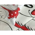 thumbnail image 4 of Ambesonne Cat Quilted Bedspread Set 3 Pcs, Cat Star Glasses Funny, King Size, Pale Pink Beige and Red, 4 of 5