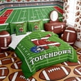 thumbnail image 2 of Erosebridal Football Letter K Touchdown Bedding Comforter Set, Sport Full Bedding Set for Men and Boys, Reversible 7pcs, 2 of 6
