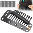 thumbnail image 4 of Metal  Clip, Comb-shaped Excellent Effect  Clip With Safe Design For DIY  For Woman Black,Coffee,Beige, 4 of 8