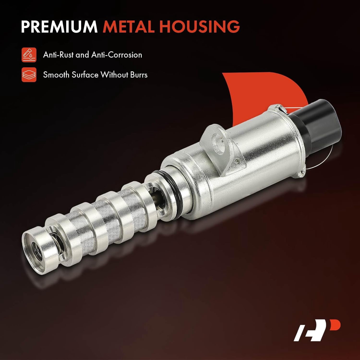 A-Premium 2-PC Intake & Exhaust Engine Variable Valve Timing (VVT) Solenoid Compatible with Hyundai Elantra Coupe, GT, Sonata, Tucson, Veloster, Kona & Kia Soul, Optima, Forte Koup, Seltos, Forte5
