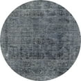thumbnail image 1 of Ahgly Company Machine Washable Indoor Round Abstract Dark Goldray Area Rugs, 3' Round, 1 of 7