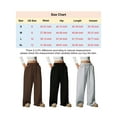 thumbnail image 5 of Deago Women's Fleece Lined Sweatpants Wide Leg Thermal Winter Warm Drawstring Baggy Sweat Pants with Pockets (Coffee, S), 5 of 9
