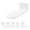 White Color, variant on WINDLAND 6pcs Floating Shoe Shelves Acrylic Wall Mounted Shoe Display Shelf for Sneaker Basketball Footable Shoes Collectible Rack Home Decor
