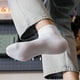 thumbnail image 4 of 3Pairs Soft Men Black White Warm Cotton Socks Set Autumn Winter Male Solid Color Breathable Business Sport Short Socks For Men, 4 of 5