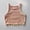 01 Orange, variant on Freshbabe Girls Striped Crop Tank Tops, Sleeveless Halter Neck Tops, Casual Summer Kids Shirts, 4th Of July