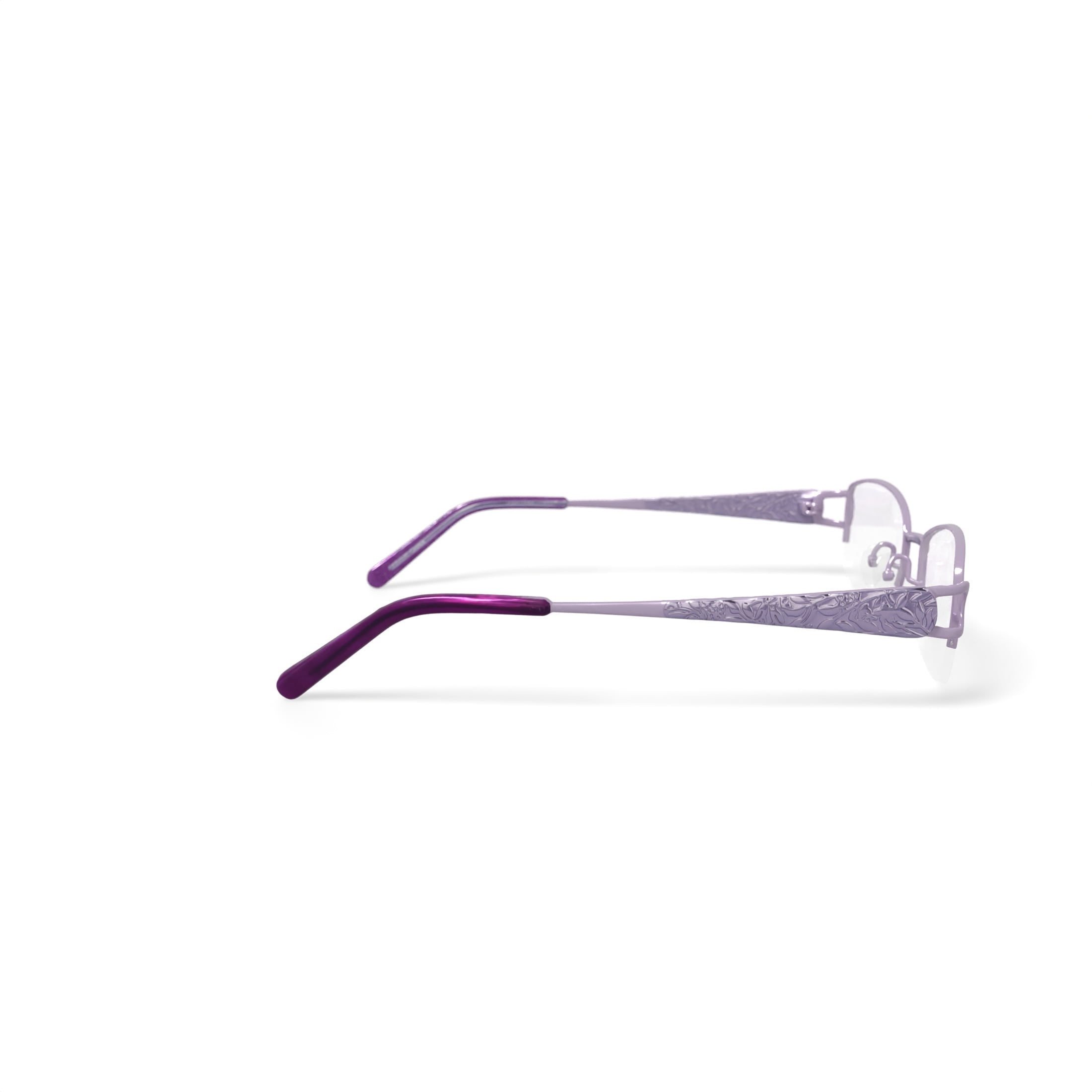 Walmart Women's FM11550 Rectangular Prescription Eyeglasses with Case, Purple