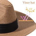 thumbnail image 4 of KAKOWELY Sombrero de pescador para mujer, sombrero de viaje, sombrero de pesca transpirable, sombrero de ala ancha para verano, 4 of 4