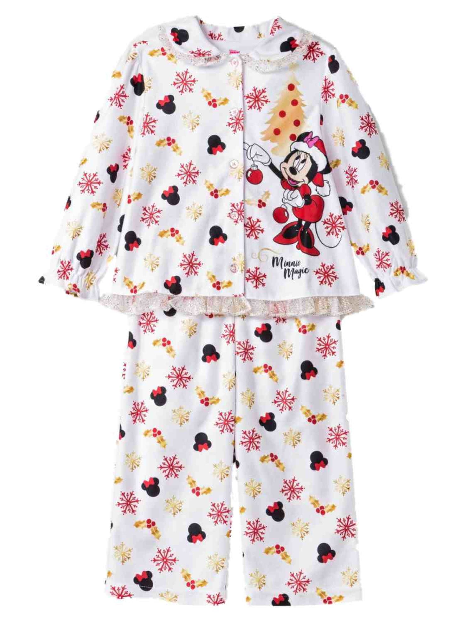 Disney Infant & Toddler Girls Minnie Mouse Magic Flannel Christmas
