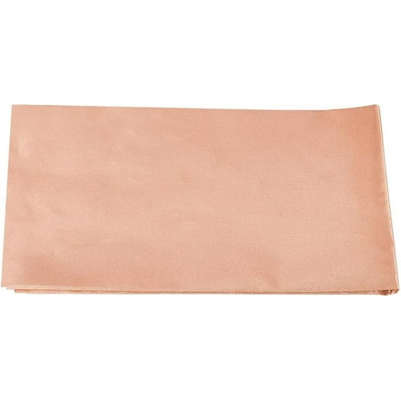 EMF Protection Fabric Faraday Fabric EMI RF & RFID Shielding Nickel Copper Fabric PeachPuff 110.4x50.7x0.01cm
