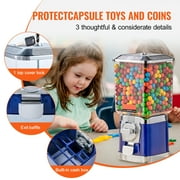 KFFKFF Bubble Gum Machine for Children, 17H Household Sweet Vendor, PC Candy Distributor, Gumball Machine for Gaming Outlets, Coin-Driven Gumball Repository for Toy Capsules Bouncy Balls Sweets