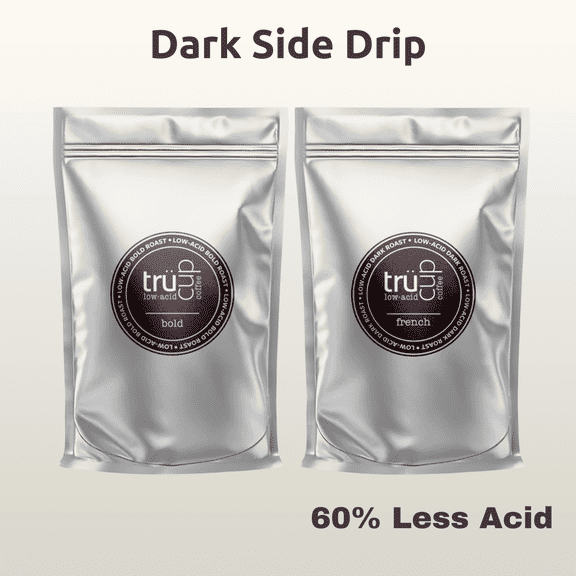 trücup low-acid drip coffee sample 2 x Pack Bold & French Samples