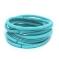 thumbnail image 1 of 10 Pièces Bandes de Cheveux Mixtes Extensible Réglable Décoratif Haute Élasticité Titulaire de Queue de Cheval de Protection Filles Accessoires Bleu Ciel, 1 of 5