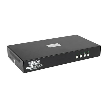 UPC: 0037332221971 | Tripp Lite 2-to-1 Hdmi Switch Secure Kvm Switch Hdmi To Displayport – 4-port 4k Niap Pp3.0 Certified Audio Cac Single Monitor – Kvm / Audio Switch – 4 X Kvm / Audio – 1 Local User – Desktop –