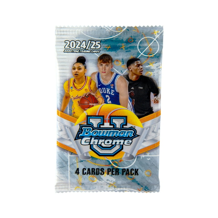 24-25 TOPPS BOWMAN UNIVERSITY CHROME BASKETBALL VB - Walmart.com