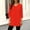 Red, variant on XPMWRP Women's Polka Dot V Neck Tunic Top 3/4 Sleeve Loose Fit Casual Blouse Flowy Longline Shirt for Daily Wear Brown L