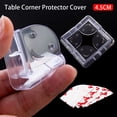 thumbnail image 4 of Table Corner Protectors – 12-Pack, Clear Table Edge And Corner Guards For Safety, Furniture Bumpers For Home Protection,L Shape, Round & Smile Design, 4 of 7