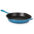 thumbnail image 3 of BergHOFF Neo 3pc Cast Iron Cookware Set, Fry Pan & Round Dutch Oven, Blue, 3 of 10