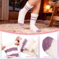 thumbnail image 4 of Bocaoying 6 Pairs Women Fuzzy Socks, Soft Cozy Fluffy Slipper Winter Thick Warm Plush Socks, Women Winter Fluffy Cozy Slipper Socks, 4 of 8