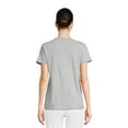 thumbnail image 3 of RealSize Women's V-Neck Graphic Tee with Short Sleeves, Sizes XS-3XL, 3 of 5