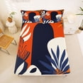 thumbnail image 5 of Erosebridal Palm Monstera Leaf Full Size Sheets,Cartoon Tropical Plant Bed Sheets For Men Women 4-Piece, 5 of 6