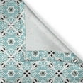 thumbnail image 6 of Ambesonne Moroccan Valance & Curtain, Mediterranean Damask Art, 55"x45", Seafoam Grey, 6 of 7