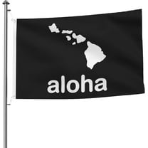 Aloha Hawaii Hawaiian Islands Flags 5x8 Ft Yard Flag Indoor Decoration Banner With Grommets
