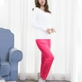 thumbnail image 3 of Yuzhih Pajamas Sets for Women Scoop Neck Long Sleeve Top with Bra Long Pants 2 Piece Pjs Outfits Nightwear, 3 of 6