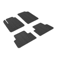 thumbnail image 1 of GledringUSA custom fit floor mats for GMC Canyon Crew Cab 2015-2022, 1 of 5