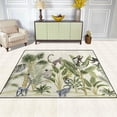 thumbnail image 3 of Dreamtimes Lightweight Soft Area Rugs 63 x 48 in, Vintage Animals Plants Floor Mat for Kids Playing Room Hardwood Floor Living Room Nursery Rugs, 5'3" x 4', 3 of 6